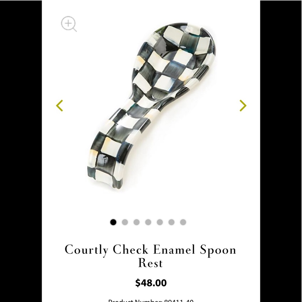 Mackenzie-Childs spoon rest